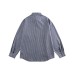 Striped embroidered long sleeved shirt for men and women