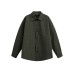 Foam gauze plaid long sleeved shirt for men's casual wear