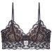 Sexy Lace Bra Set for Women French Style Thin Strap Backless Triangle Cup Wireless Bra Set Sexy Lace Bra Set for Women French Style Thin Strap Backless Triangle Cup Wireless Bra Set