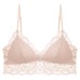 Sexy Lace Bra Set for Women French Style Thin Strap Backless Triangle Cup Wireless Bra Set Sexy Lace Bra Set for Women French Style Thin Strap Backless Triangle Cup Wireless Bra Set