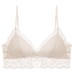 Sexy Lace Bra Set for Women French Style Thin Strap Backless Triangle Cup Wireless Bra Set Sexy Lace Bra Set for Women French Style Thin Strap Backless Triangle Cup Wireless Bra Set