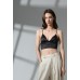 Triangle Cup Bra Sexy Backless Thin Strap Smooth Camisole Bralette Women Summer