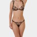 Style Lingerie Sexy Ultra-thin Pure Desire Embroidered Lace Bra Set for Large Breasts and Plus Size