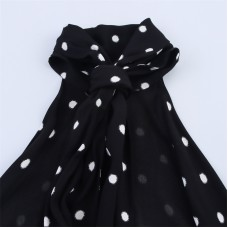 Fashionable Sexy Spaghetti Strap Polka Dot Dress