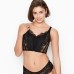 Thin Mesh Lace Bra Large Chest Minimizer Shapewear Boned Underwear