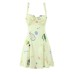 Spring New Women's Dress with Unique Design, Versatile Fit, Slimming and Casual Floral Print Fresh Style