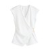 Elegant Sleeveless Top and Wide-Leg Pants Set with Style Design