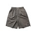 Minimally embroidered slit quick drying loose five quarter shorts