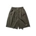 Minimally embroidered slit quick drying loose five quarter shorts
