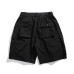 Big pocket quick drying loose wide leg workwear shorts for men