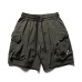Large pocket workwear loose sports five quarter pants