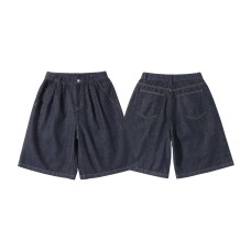 Denim casual denim loose five quarter pants