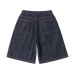 Denim casual denim loose five quarter pants