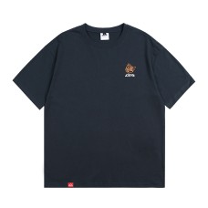 Printed short sleeved T-shirt for men and women, loose base shirt