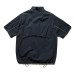Half zip casual short sleeved men's top