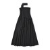 Sexy Spaghetti Strap One-Shoulder Back Tie Women's Dress with  