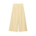 Style Sleeveless Top with Wide-Leg Pants French Waist-Cinching Suit