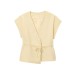 Style Sleeveless Top with Wide-Leg Pants French Waist-Cinching Suit