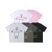 Printed couple short sleeved T-shirt for male and female students