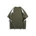 Casual color blocking splicing round neck men's and women's short sleeves