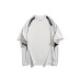 Casual color blocking splicing round neck men's and women's short sleeves