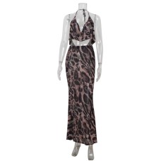 Temperament hanging neck backless vest low waist fish tail skirt set Temperament hanging neck backless vest low waist fish tail skirt set
