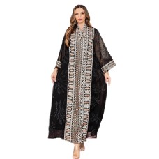 Long Robe Women's Abaya Elegant Long Dress Middle East Clothing Dubai Dress Long Robe Women's Abaya Elegant Long Dress Middle East Clothing Dubai Dress
