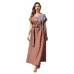 Muslim Women's Long Robe Luxury Sequined Middle East Dress Abaya Evening Gown