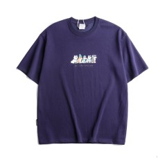 Dog letter print design short sleeved T-shirt