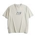 Dog letter print design short sleeved T-shirt