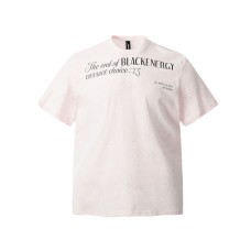 Simple letter print loose short sleeved shirt Simple letter print loose short sleeved shirt