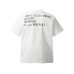 Simple letter print loose short sleeved shirt