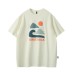 Fun printed casual loose men's and women's short sleeves