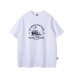 Fishing on board loose letter men's and women's short sleeves