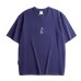 Simple and creative printed loose men's and women's short sleeves