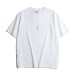 Simple and creative printed loose men's and women's short sleeves