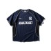 Splicing letter printed round neck short sleeved quick drying base jersey