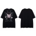 Men's and Women's Origina Color Block Letter Print Short Sleeve T-Shirt Men's and Women's Origina Color Block Letter Print Short Sleeve T-Shirt