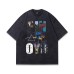Short Sleeve T-Shirt Oversize Washed  Pure Cotton  T-Shirt for Men