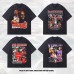 Men's Water-Washed Vintage Oversized Heavyweight Pure Cotton Small Collar T-Shirt