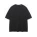 Faded Print Letter Washed Vintage Short Sleeve T-Shirt Men's Pure Cotton Loose Round Neck Punk Half Sleeve Tee INS Trendy