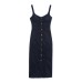 Fashionable Style Women's Sexy Strap Denim Dress