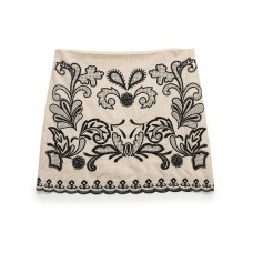 Summer New Style Women's Fashion Sexy Embroidered Halter Short Top and Skirt Set Summer New Style Women's Fashion Sexy Embroidered Halter Short Top and Skirt Set