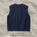 Crewneck Tank Top for Men Functional Oversized Retro Sports Vest Crewneck Tank Top for Men Functional Oversized Retro Sports Vest