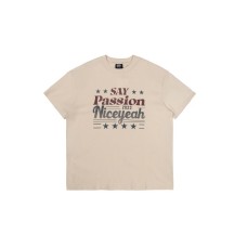 Letter printed men's and women's loose half sleeved casual T-shirt Letter printed men's and women's loose half sleeved casual T-shirt