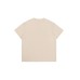 Letter printed men's and women's loose half sleeved casual T-shirt