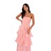 Sexy Off-the-Shoulder Backless Tiered Dress