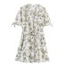 Fashionable Hollow-out Embroidered Dress with Short Pants  Style Women's Clothing