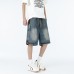 Loose outerwear mid length pants casual cropped pants