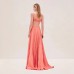 Pleated backless dress